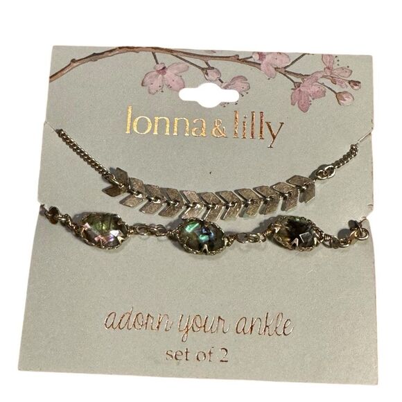 NWT Lonna & Lilly anklets - Picture 1 of 2